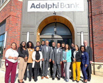 AdelphiStaffOutsideBank