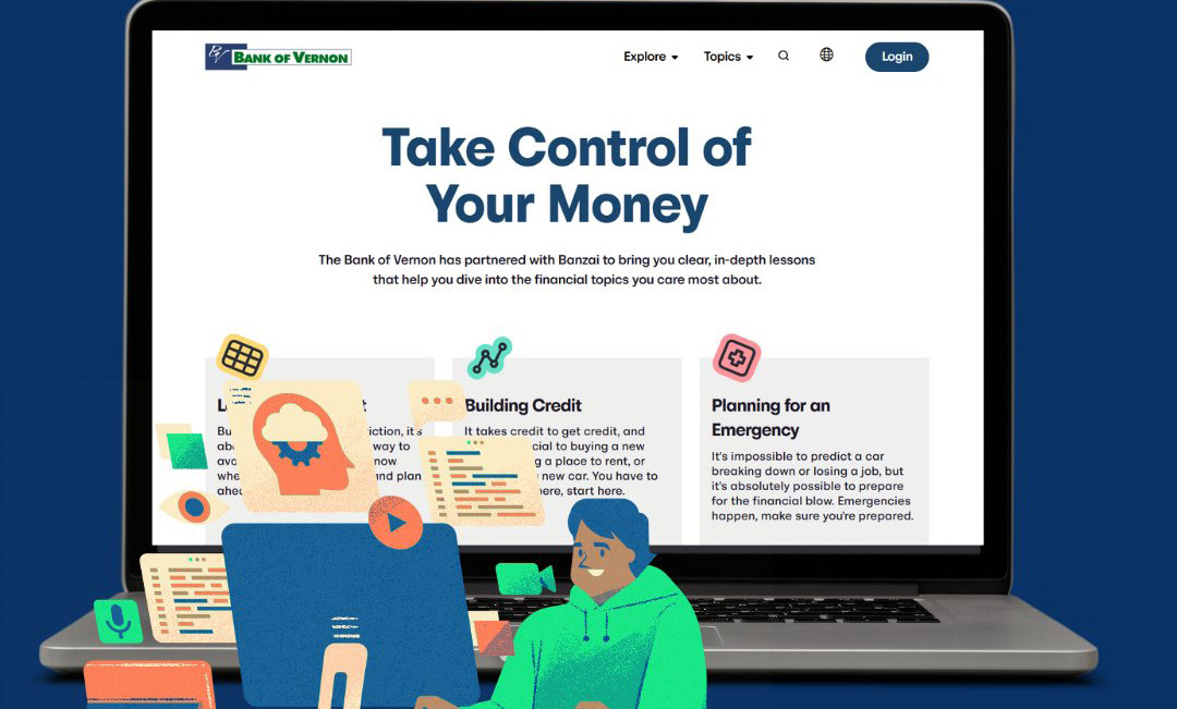 Financial Literacy with Banzai and Bank of Vernon
